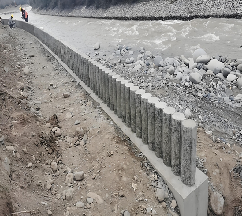 水泥樁包工包料泓樺錦嘉 - 水下使用水泥仿木樁會腐爛嗎？